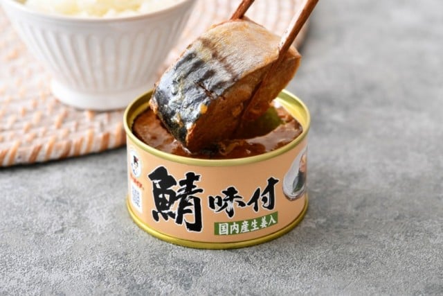 鯖（さば）味付缶　鯖味付缶詰生姜　180g　12個-　福井缶詰　生姜入りタイプ